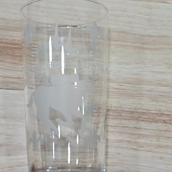Arthur Court Churchill Downs Mint Julep Glass Fleur de Lis Kentucky Derby - Picture 14 of 14